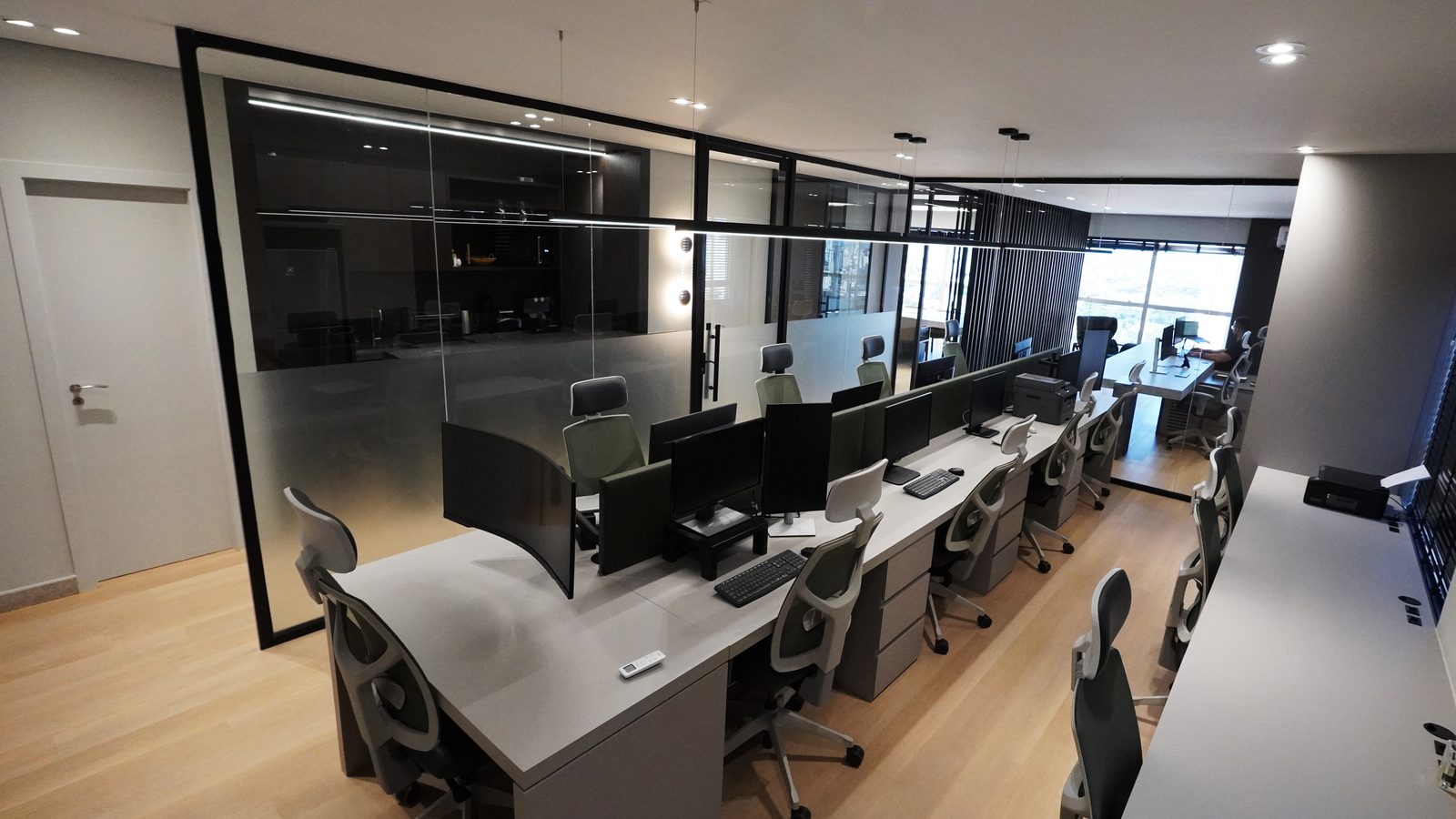Estações de trabalho da equipe